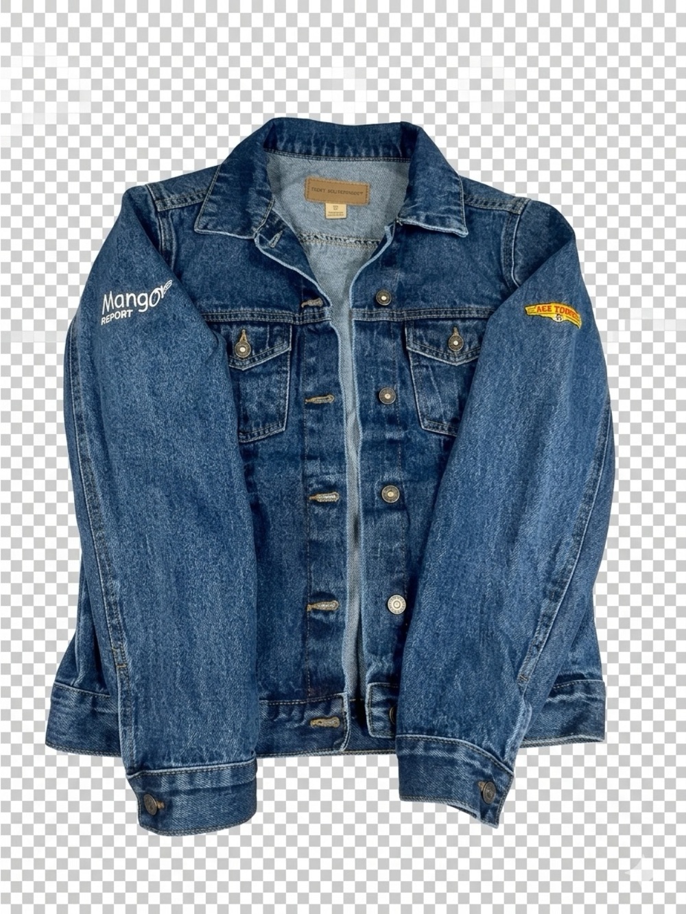 Port Authority Denim Jacket with Patch Details Women’s M